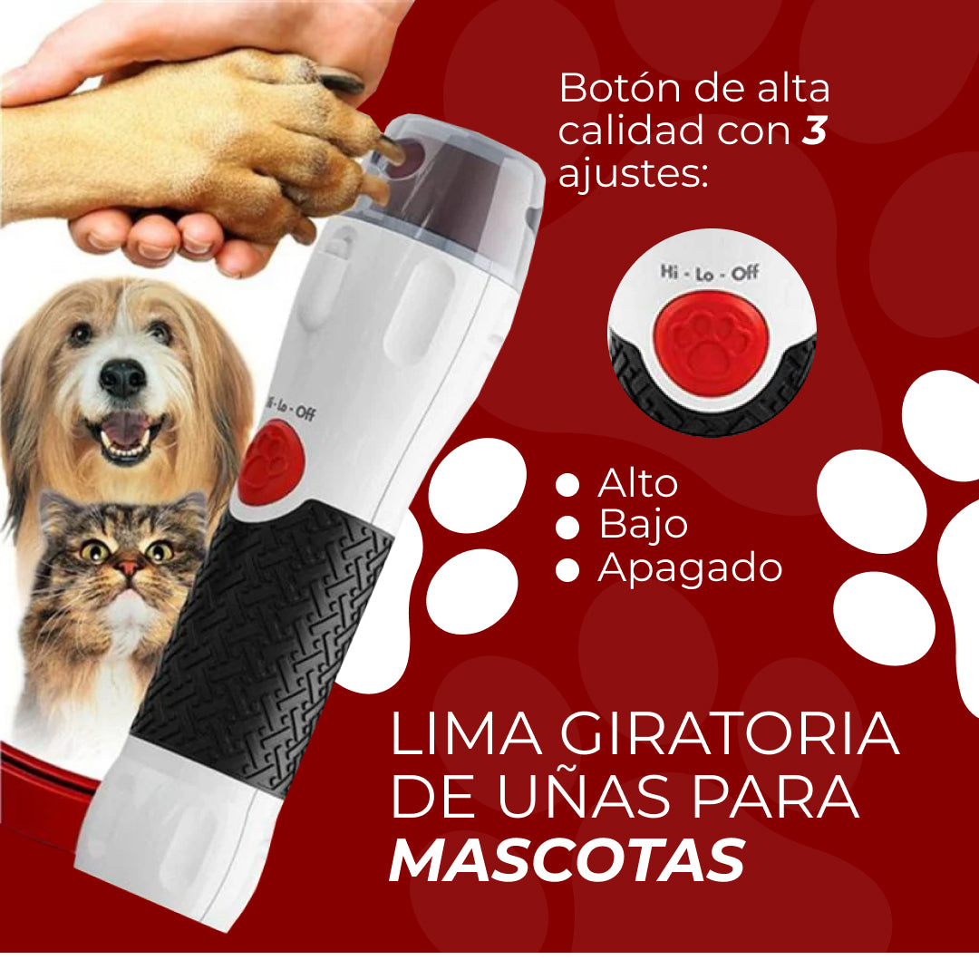 Paw Perfect: Lima de Uñas Silenciosa para Mascotas